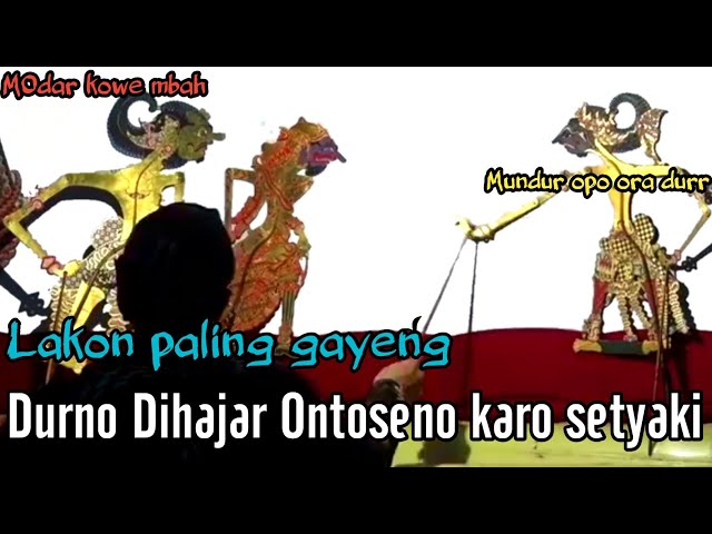 Lakon paling rame !!! Begawan durno dihajar ontoseno,gatotkaca karo setyaki | Gayeng tenan class=