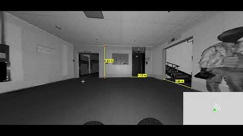 Mobile scan with rover, Trimble TX8 for indoor