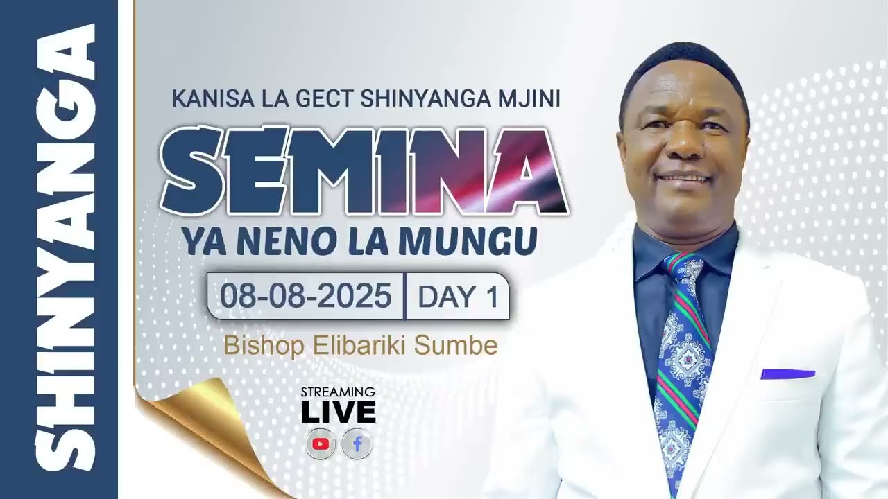 MIPAKA YA KIROHO |SEMINA SHINYANGA DAY 1 | 08-08-2025 | FULL VIDEO