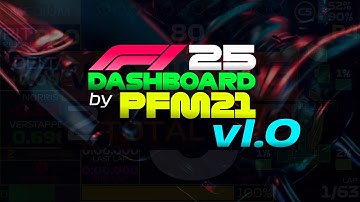 F1 25 SimHub Dashboard by PFM21 - v1.0 [CHECK NEW VERSION]