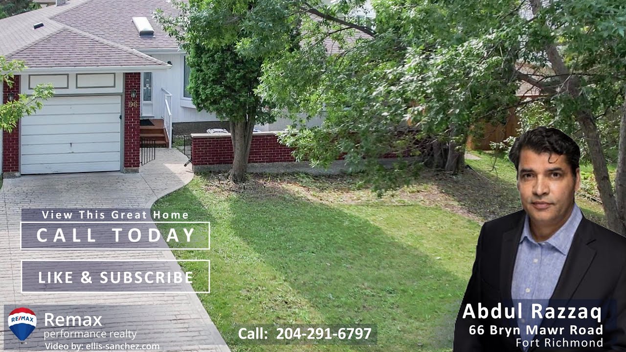 Beautiful house in Fort Richmond Winnipeg, MB. Have a look !