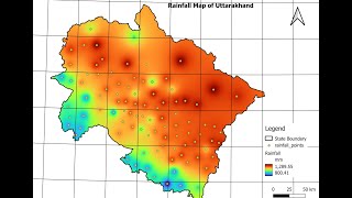 Water#5: Spatial Interpolation (IDW) using QGIS #interpolation #data #rainfall #data #map #gis