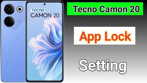 Tecno Camon 20 me App lock setting/How to App lock in Tecno Camon 20/Applock kaise kare