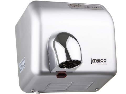 Uscător mâini plastic cromat 2300W - Video