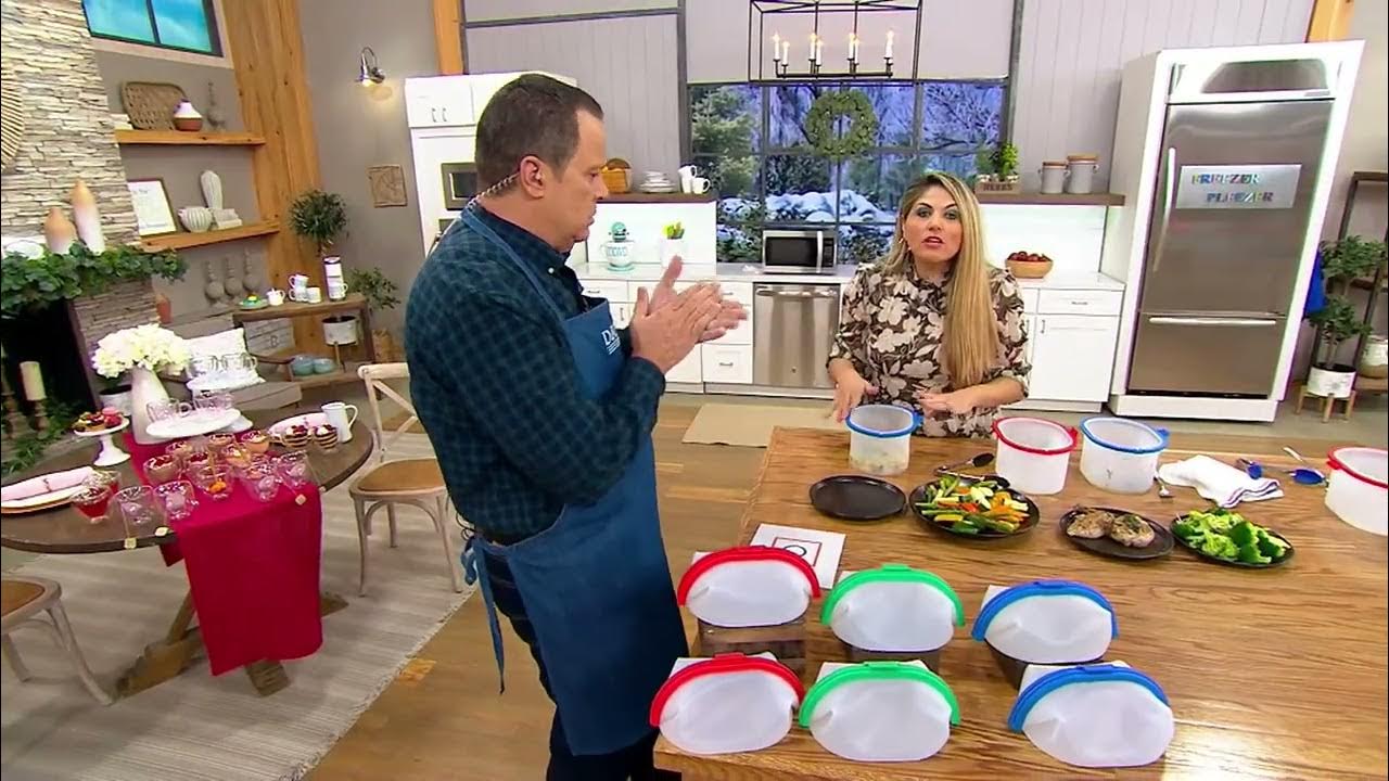 Prepology Set of 2 Silicone Microwave Steamer Bags on QVC YouTube