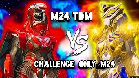 1v1  M24 Only With  MY Friend Challenge  TDM / @MGS Gaming Yt 🔥🔥🔥