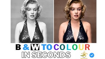 How to Colorize Black & White Photos | Nano Banana Tutorial For Beginners