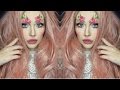 flower face BROW COVER makeup tutorial