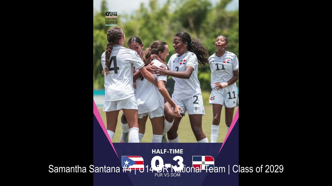 Highlight | Puerto Rico v. Dominican Republic | 2025 CFU U14 Challenge Series Girls Match