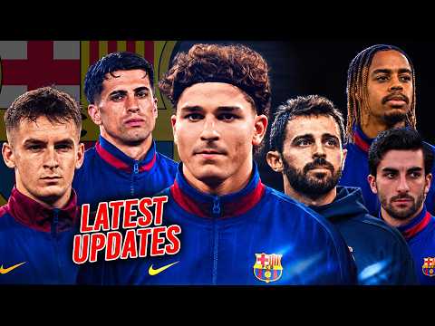BARCELONA LATEST UPDATES : JULIAN ALVAREZ, BARCOLA, BERNARDO SILVA, FERRAN TORRES AND MORE...