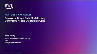 Discover a Graph Data Model Using Generative AI and Diagram as Code | Amazon Web Services