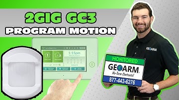 2GIG-PIR1-345 - GC3 Programming