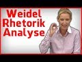 Alice Weidel Rhetorik Analyse - "Kopftuchmädchen" Rede im Bundestag