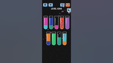 Water Color Sort Level 5359 Gameplay Solution WalkThrough