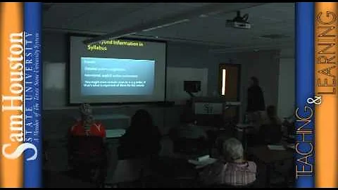 2012 SHSU Online Conference - Dr. Marilyn Rice Spe...