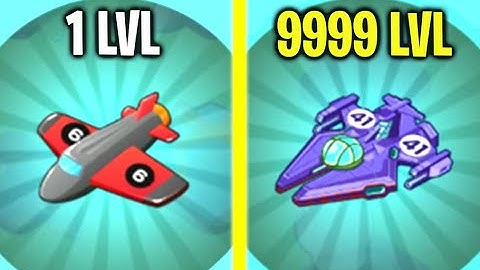ALL SECRET  & STRONG PLANES UNLOCKED! Max Level Plane & Speed! Merge Plane! (9999+ Level Plane!)