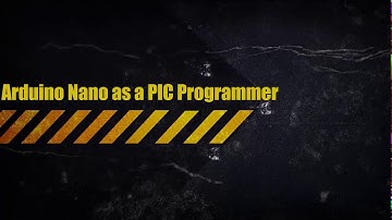 Arduino Nano programing PIC18F4550