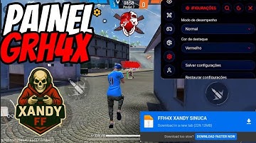 🔥FFH4X MOD MENU FREE FIRE!!🤪PAINEL XIT AIMBOT PURO🎯 ANDROID/IOS MOBILE💎100% ANT BAN E BLACKLIST!!😈