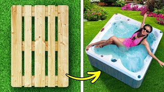 24 günstige DIY-Ideen zur Dekoration von Garten und Haus