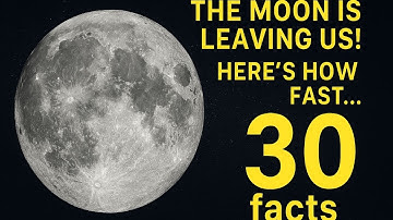 The Moon Is Leaving Us! Here’s How Fast… 30 facts