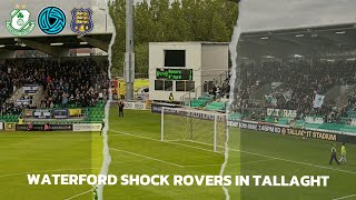 WATERFORD SHOCK ROVERS IN TALLAGHT. SHAMROCK ROVERS 1-1 WATERFORD