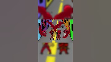 Animated Drawing of Deadpool and His Clones! 🎨🔥 Get Ready for Action! 🕶️💥