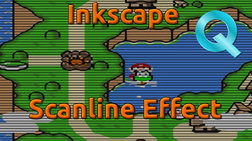 Inkscape Tutorial: How to create Scanline effect