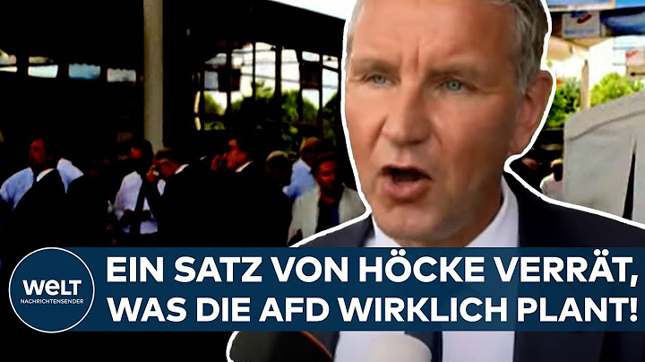 MAGEDEBURG: AfD-Parteitag! Ein Satz von Höcke verrät, was die rechtsnationale Partei wirklich will