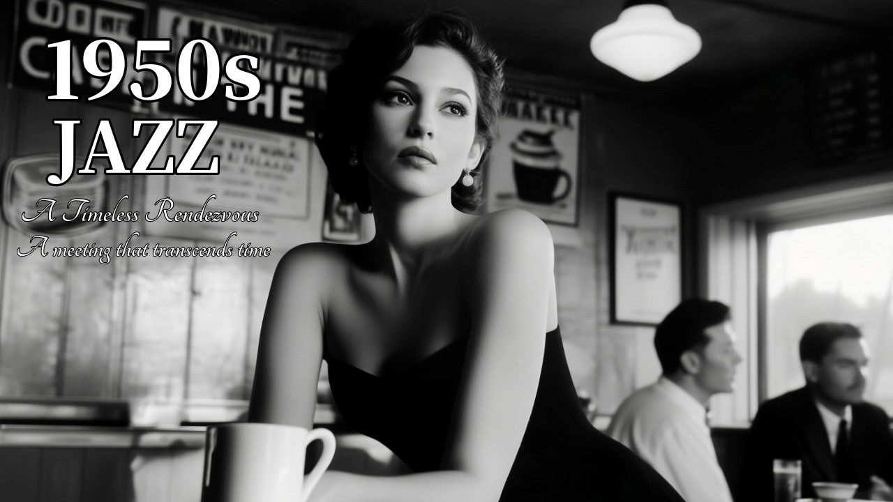 1950s JAZZ: A Timeless Rendezvous: A meeting that transcends time, accompanied by exquisite music☕️🎷