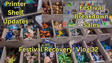 Herstel na het festival: wat werkte, wat niet + nieuwe printerinstallatie | Vlog #32