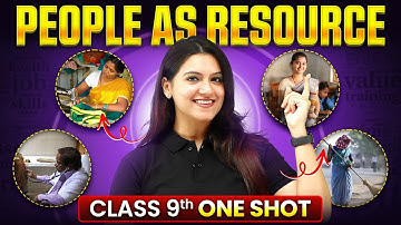 People as resource | Full Chapter in ONE SHOT | CBSE Class 9 Economics | SST | Ujjvala Ma’am PW