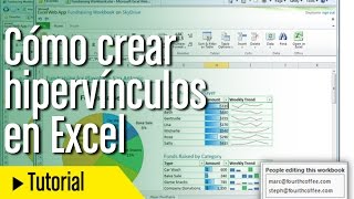 Tutorial Excel en español: Cómo crear hipervínculos entre celdas y hojas