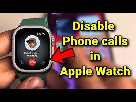 How to disable phone calls on Apple Watch