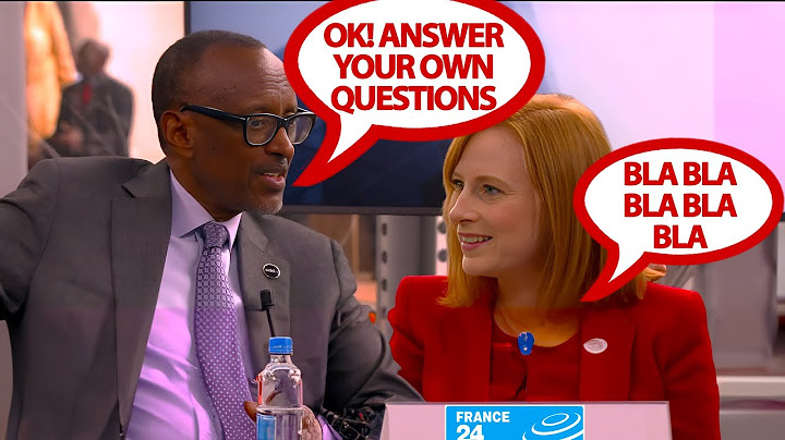 Rwanda President Kagame destroys France 24 journalists preaching  human rights hypocrisy