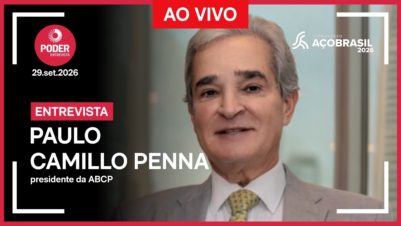 Ao vivo: Poder360 entrevista executivos no Congresso Aço Brasil 2026