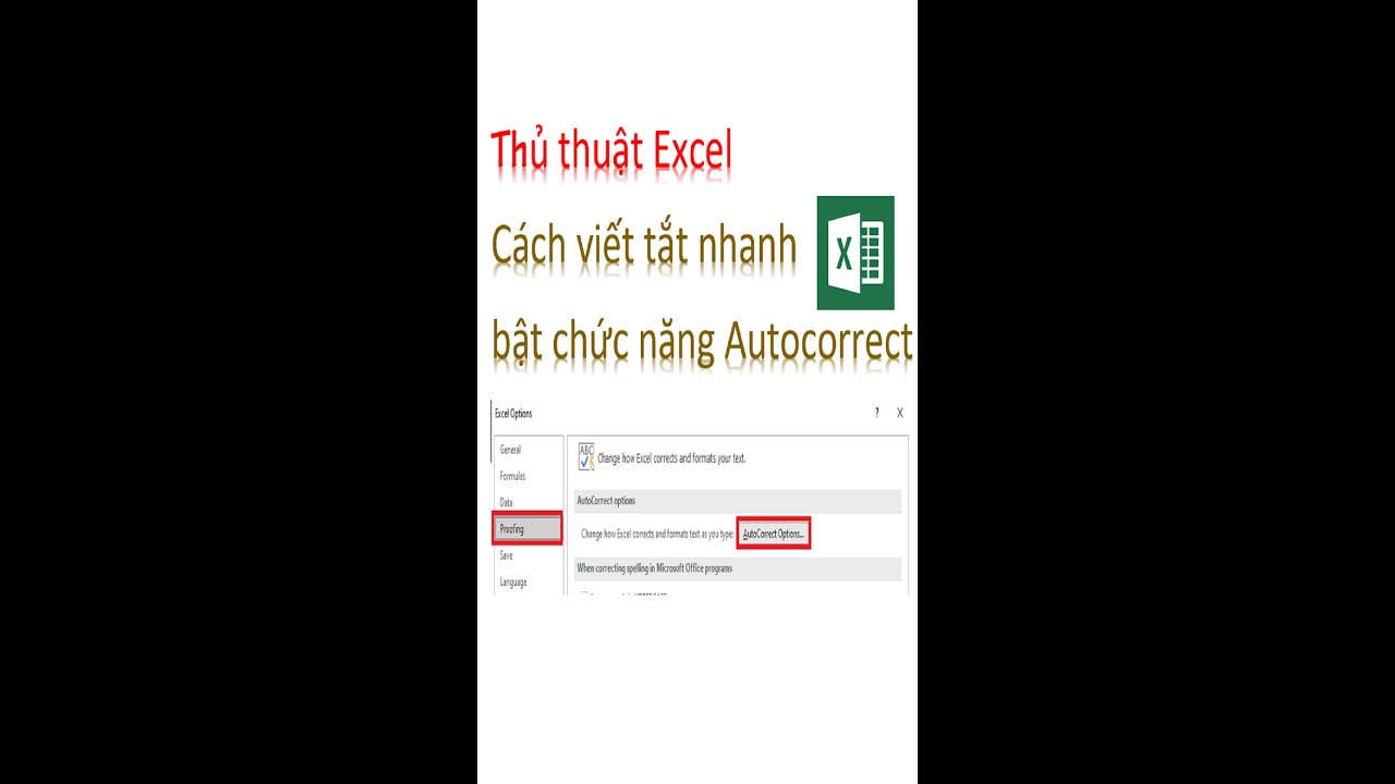 Thủ Thuật Excel | Viết tắt tự động với autocorrect #Shorts