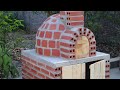 How to Build Wood Fired Brick Pizza Oven in my village ( HD )