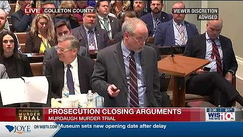 Part 2: Prosecution continued its closing statement for the Alex Murdaugh murder trial