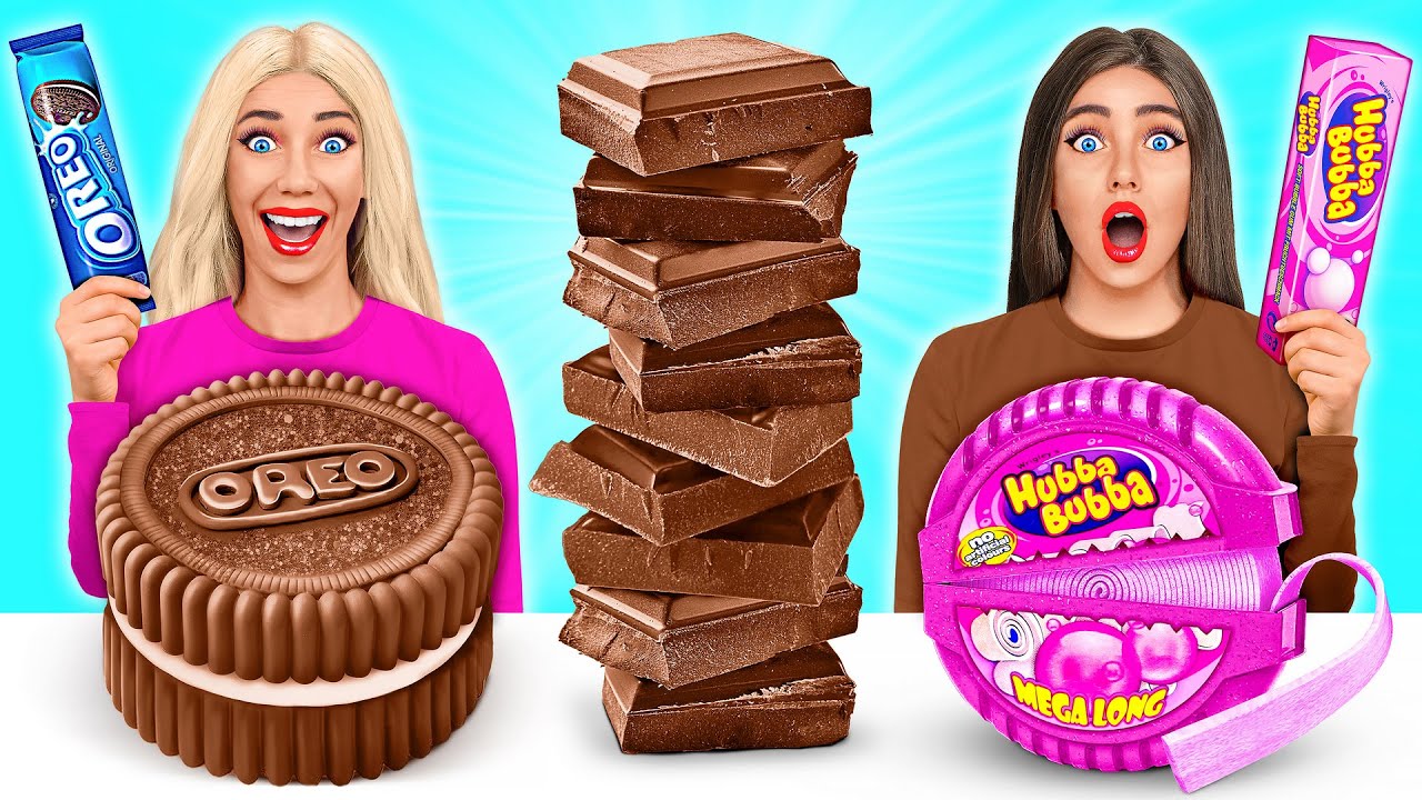 ⁣Čokolada Protiv Prave Hrane Izazov #9 Multi DO Fun Challenge