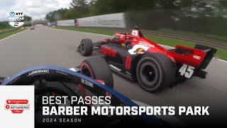 BEST passes from 2024 Children's of Alabama Indy Grand Prix at Barber | On-Board Camera | INDYCAR