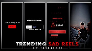 Trending Instagram sad reels editing 🥺 Instagram viral sad reels editing 💔 @SurajDas12