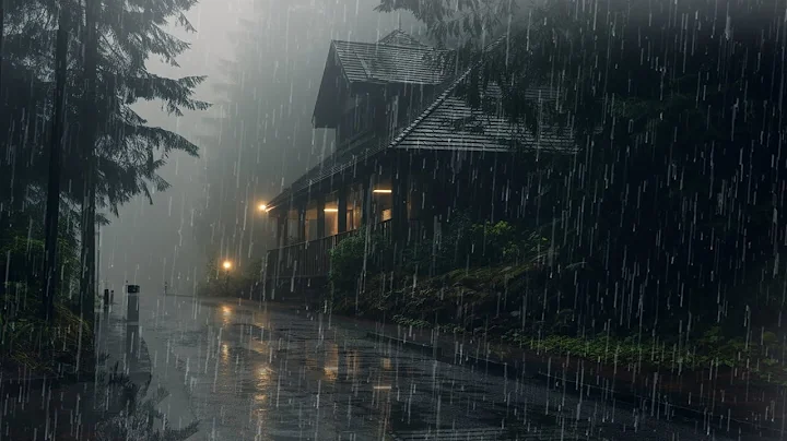 Rain Sounds For Sleeping - 99% Instantly Fall Asleep With Rain And Thunder Sound At Night ASMR #52 thumbnail