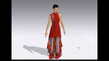 Timelapse of how I made this summer dress in CLO3D