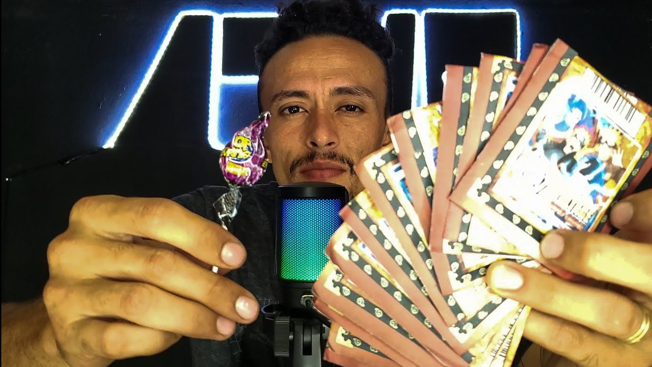 ASMR 🍭CARTINHAS DO NARUTO/ com PIRULITO