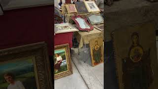 Блошиный рынок в Италии.