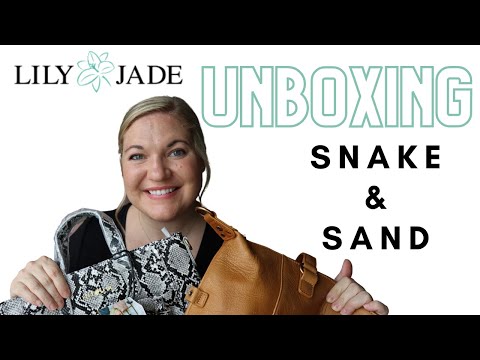 Lily Jade Unboxing New Colors | Snake & Sand