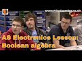 As electronics classroom observation boolean algebra