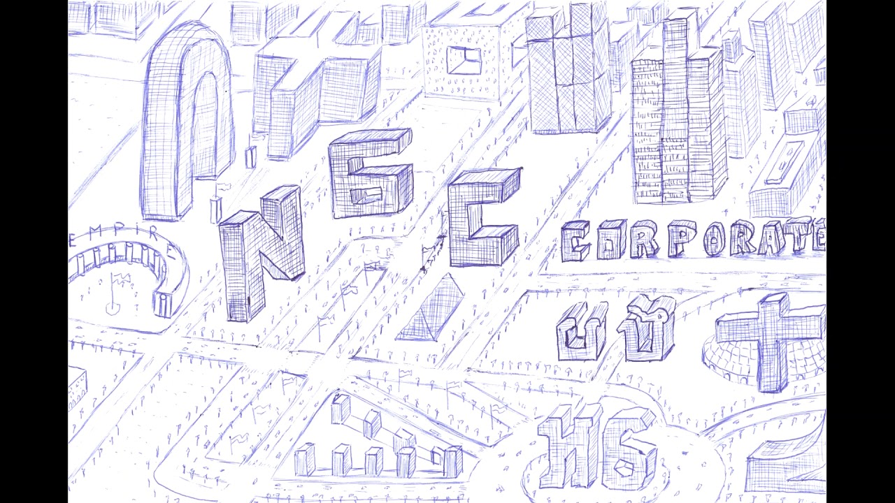 Ville, Quartier, Futur, Dessin, Ville, Imaginaire, Beautifull, nice