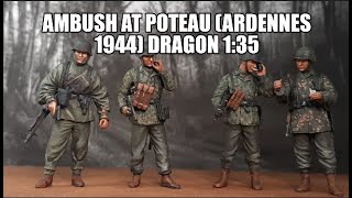 Model Kit Ambush at Poteau (Ardennes 1944) Dragon Scale 1:35 - YouTube