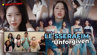 LAGUNYA BIKIN CANDU BANGET!! Reaction to LE SSERAFIM (르세라핌) 'UNFORGIVEN (feat. Nile Rodgers)